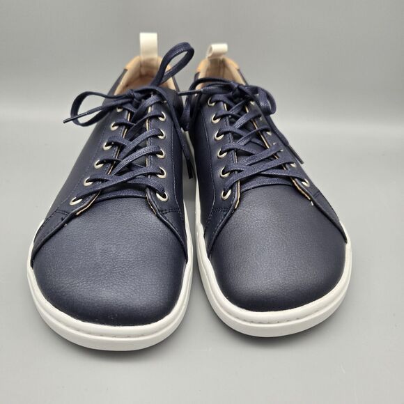Origo Shoes Men's Size 11 Everyday Sneaker Navy Blue Leather GEN2 Barefoot NEW - Picture 3 of 11